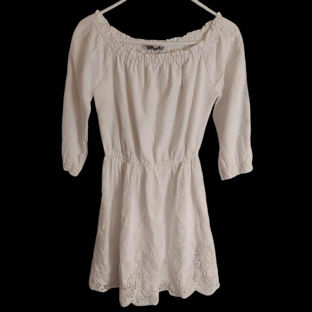 Abercrombie & Fitch  Cottagecore White Lace Dress XS VGUC